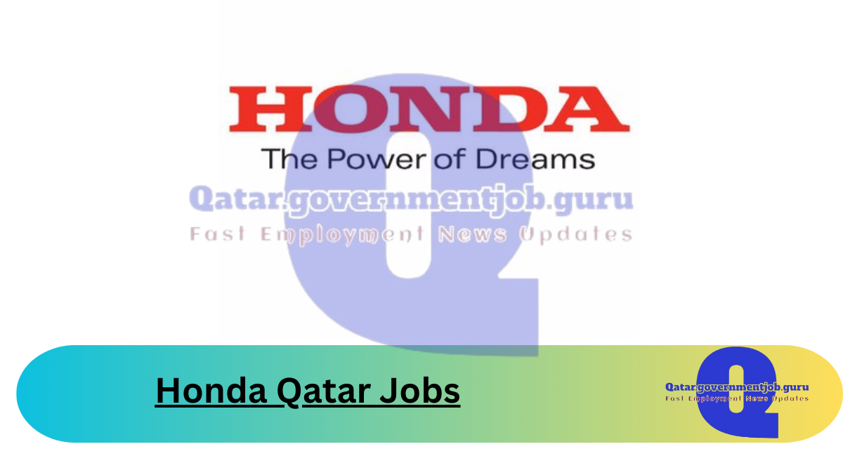 Honda Qatar Jobs