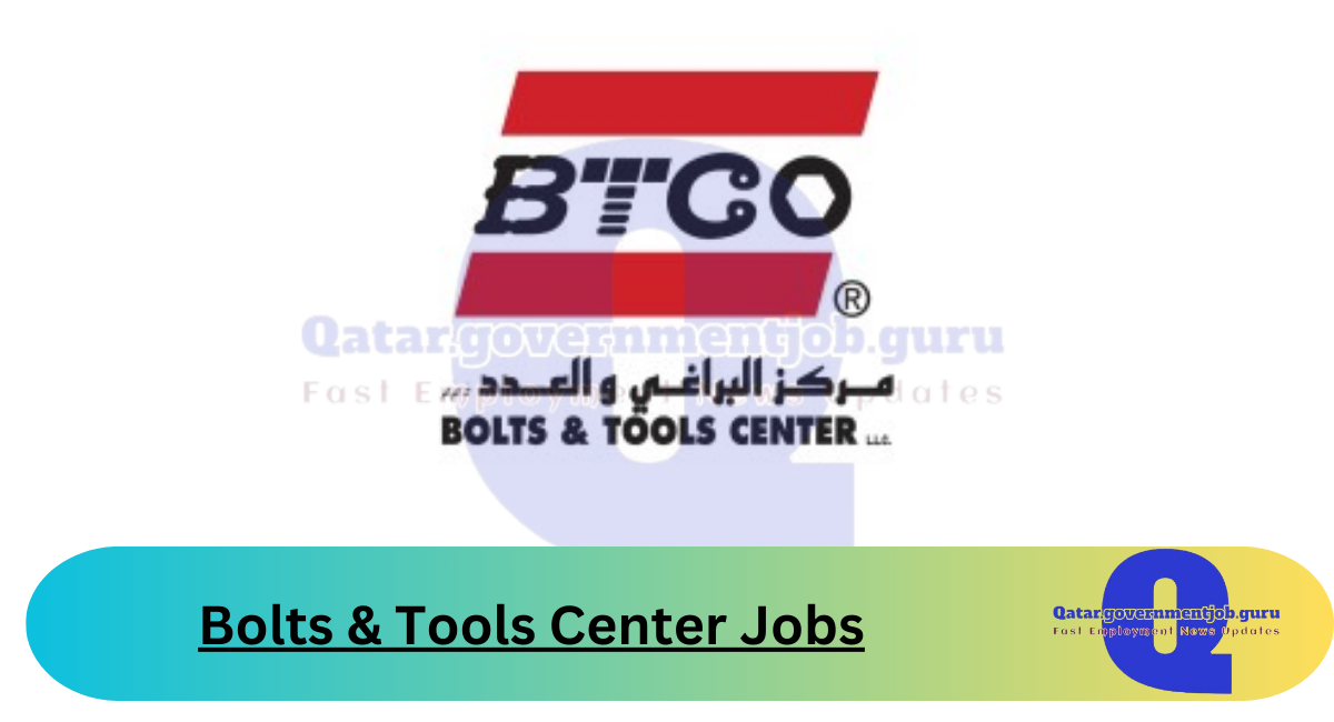 Bolts & Tools Center Jobs